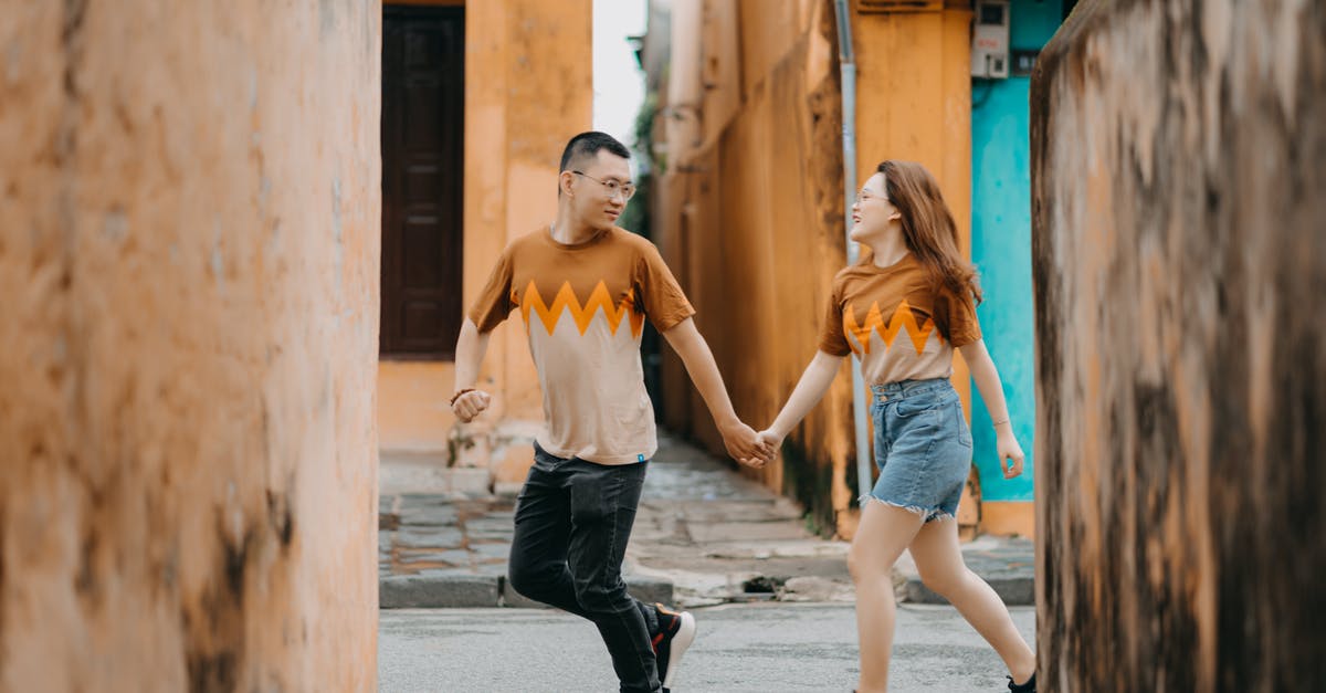 1.8.8 Minecraft server won't run in Debian Linux - Positive stylish Asian couple running on old street of town