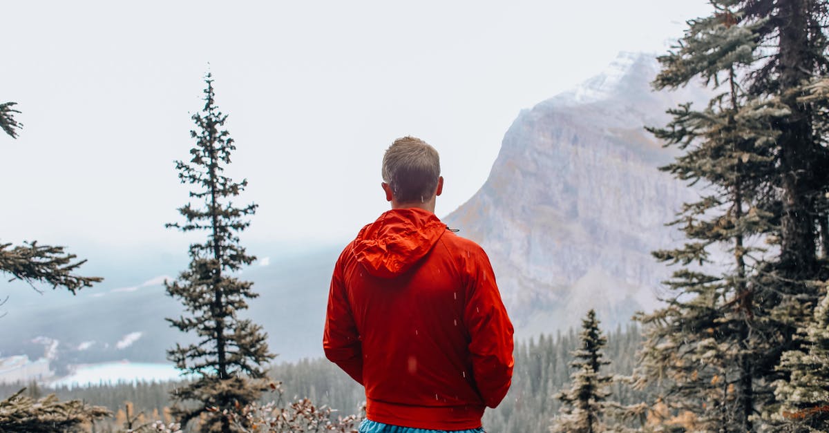 Adjust third person view when inside a workshop area - Man in Red Hoodie Jacket Standing on Mountain Area Adjust third person view when inside a workshop area - Man in Red Hoodie Jacket Standing on Mountain Area