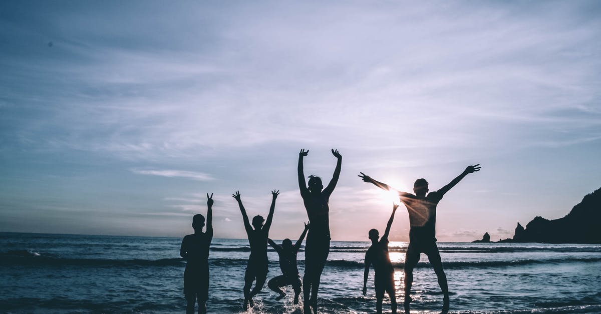 All Free champions - Silhouette Of People By The Seashore