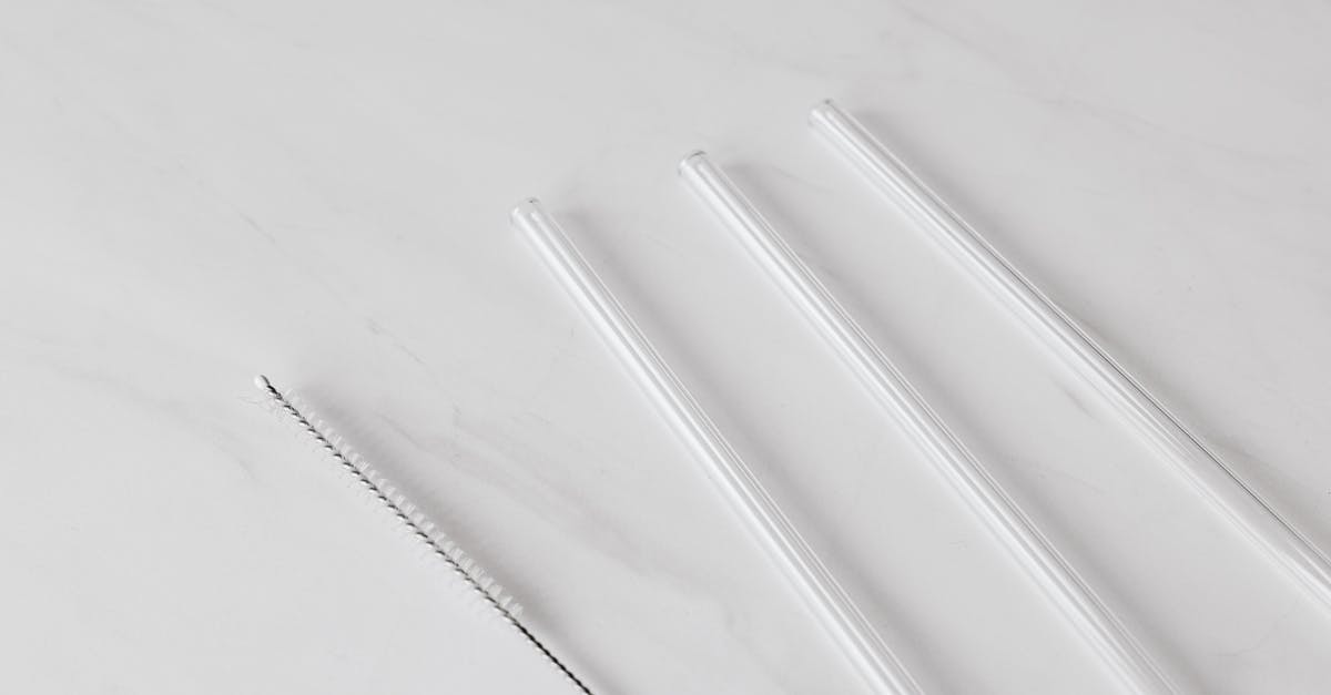 Anyway to clear brush from settlements? - Set of brush with transparent tubes on white background