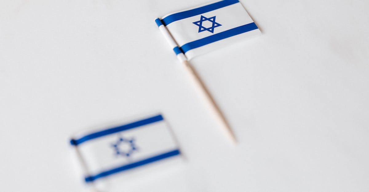 Are jewish rabbis NOT disqualified from inheritance? - Israel miniature flag on white surface