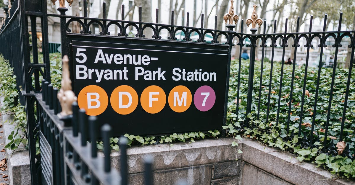 Are the advent facility locations randomized or difficulty based? - Signboard showing direction of underground station