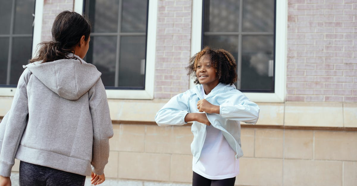 Are the contents of the overheard conversation at the beginning of the game ever resolved? - Cheerful girls having fun during PE class