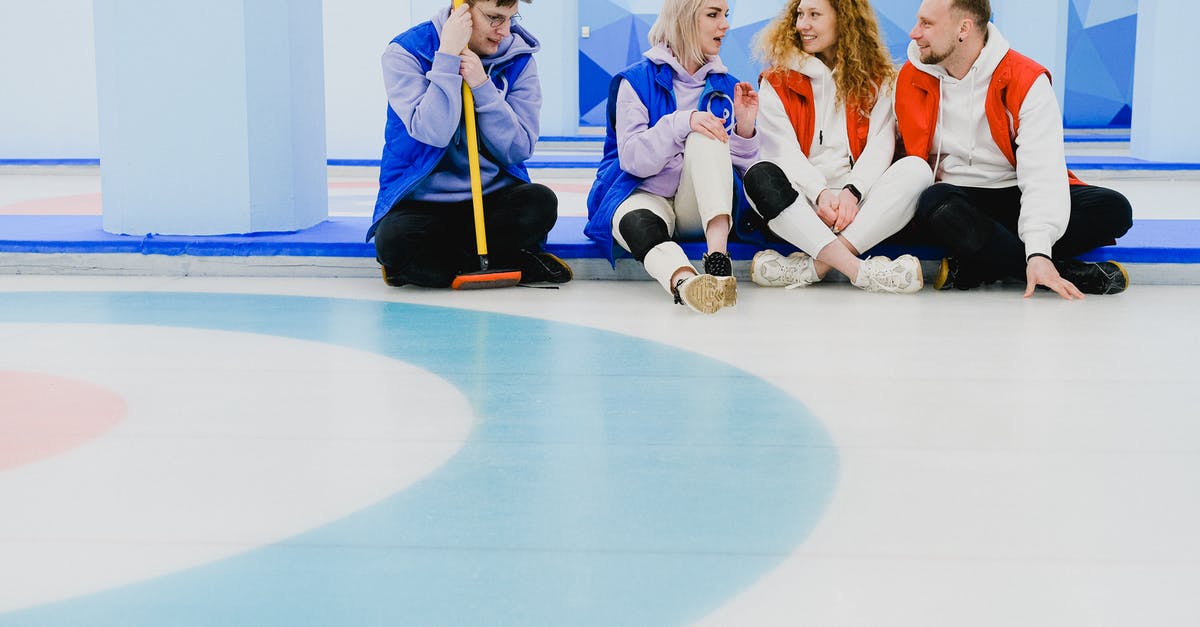 Are the contents of the overheard conversation at the beginning of the game ever resolved? - Talking curler players chilling on floor
