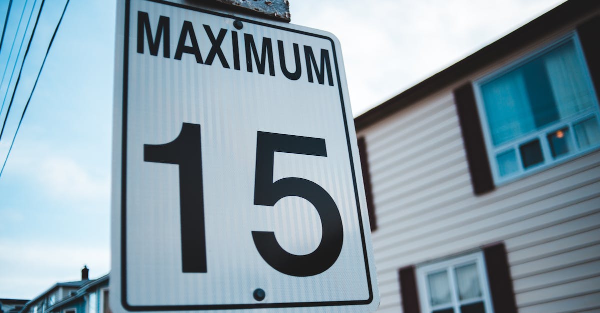 Are there a limited number of Oculi? - Regulatory road sign with Maximum inscription and number 15 against house facade in city in daytime