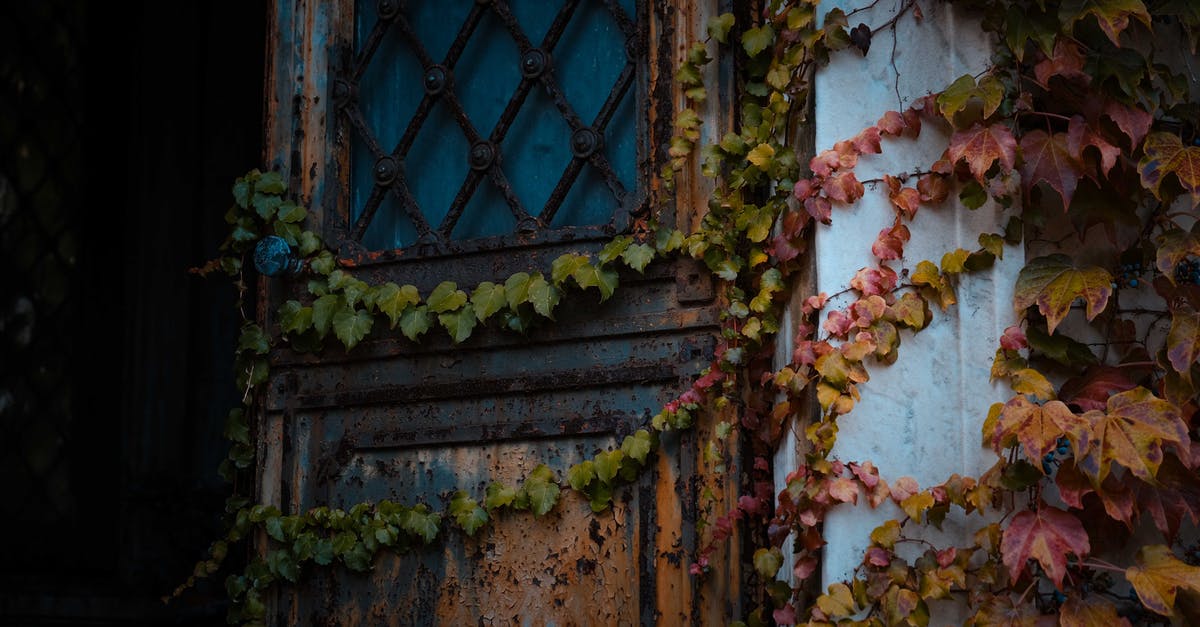 Are there methods to make an Iron Door open through right clicking while holding a specific item? [duplicate] - Low angle of weathered opened rusty door with metal handle of aged house covered with ivy