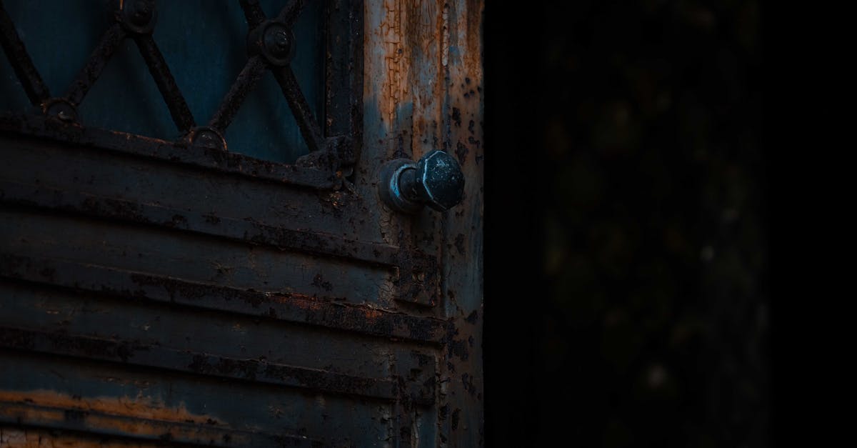 Are there methods to make an Iron Door open through right clicking while holding a specific item? [duplicate] - Opened rusty door with metal handle