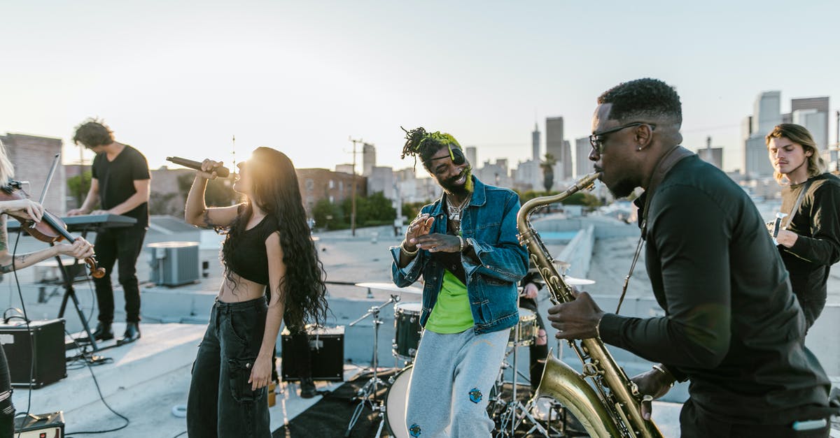 Are there separate instruments (guitar, drums) available for purchase for Xbox One? - Woman Singing and Man Playing Saxophone on the Rooftop Are there separate instruments (guitar, drums) available for purchase for Xbox One? - Woman Singing and Man Playing Saxophone on the Rooftop
