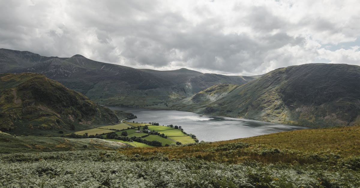 Are there still field moves? - Calm lake surrounded by hills