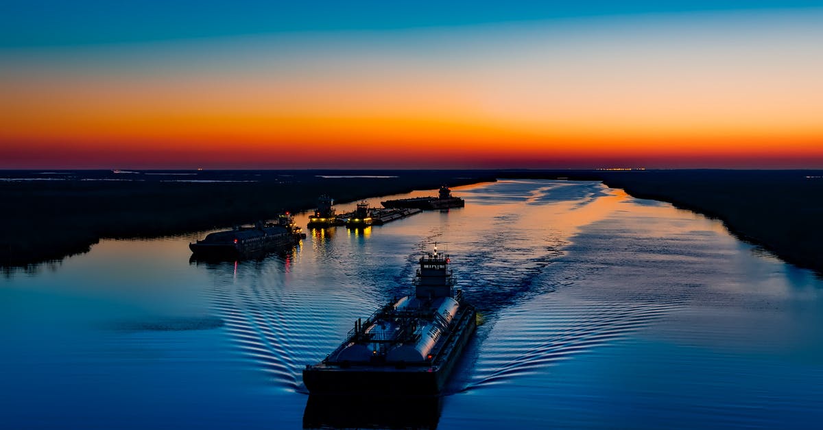 At what range do ships enter "combat"? - Black Boat on Body of Water 