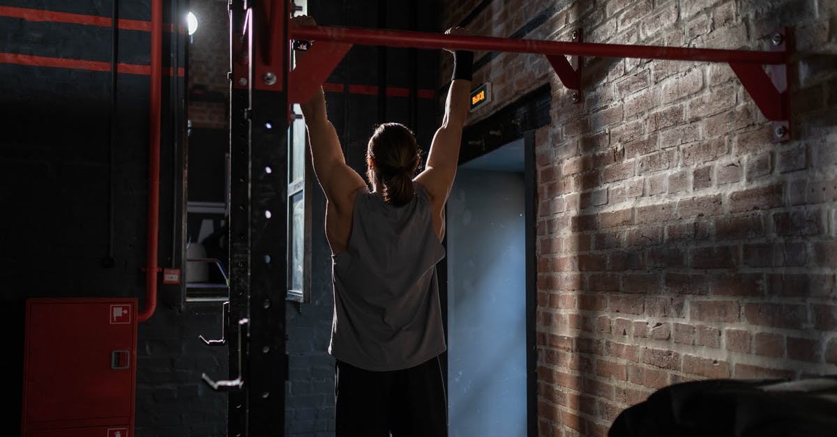 Being beaten to taking the gym back after lowering prestige - Man Doing Pull-Ups