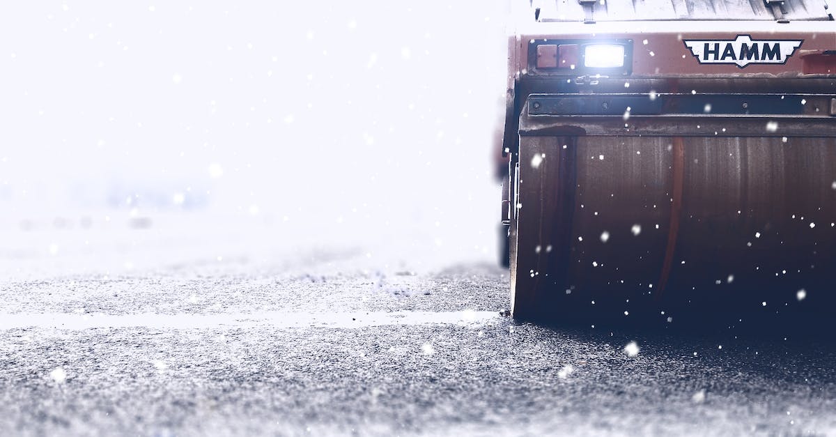 Best vehicle for roller coaster stage [duplicate] - Brown Hamm Road Roller on Paved Road