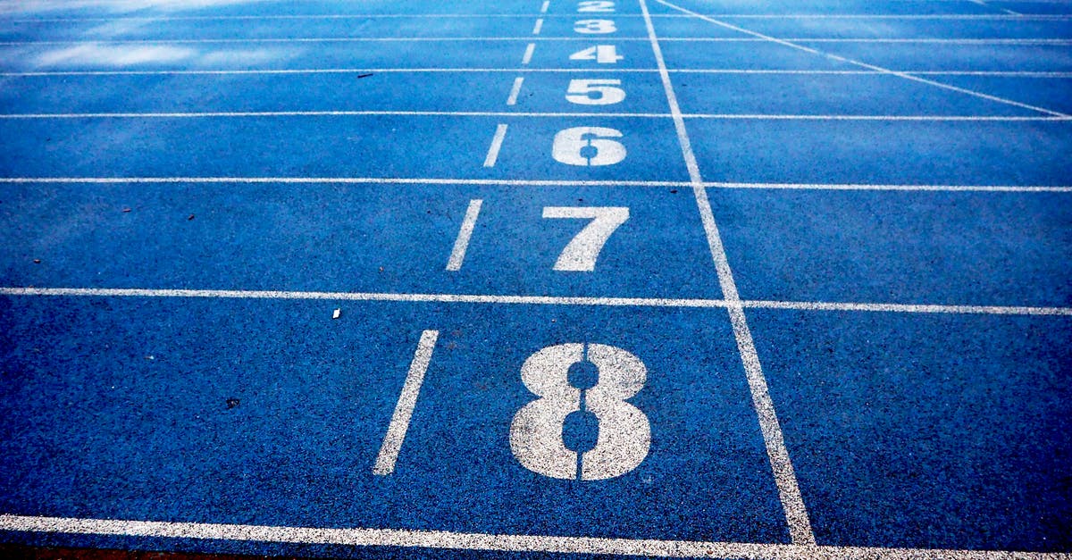 Blue Lines on Kart - Blue Athletic Field Blue Lines on Kart - Blue Athletic Field