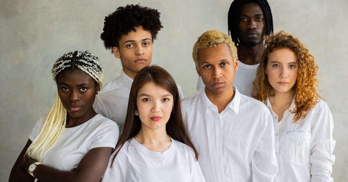 bots join when I swap teams - Serious diverse multiracial people standing close together representing concept of unity and looking at camera against gray background bots join when I swap teams - Serious diverse multiracial people standing close together representing concept of unity and looking at camera against gray background