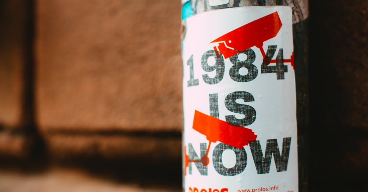 Brotherhood of Steel is now my enemy, what now? - Poster of 1984 is Now Paste on Street Post
