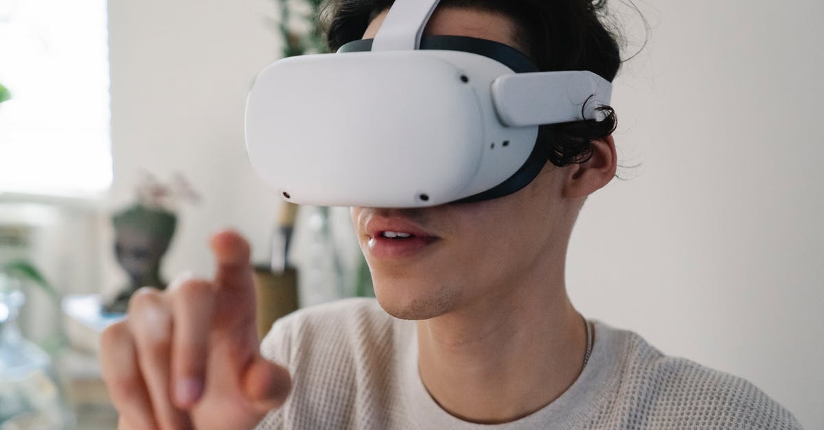 Buttons in X-Wing cockpit - what do they do? (Vr experience) - Young male interacting with virtual reality headset in apartment Buttons in X-Wing cockpit - what do they do? (Vr experience) - Young male interacting with virtual reality headset in apartment
