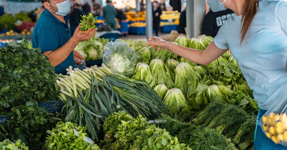 Buying Weapons in PvP - Woman in Blue and White Shirt Holding Green Vegetable