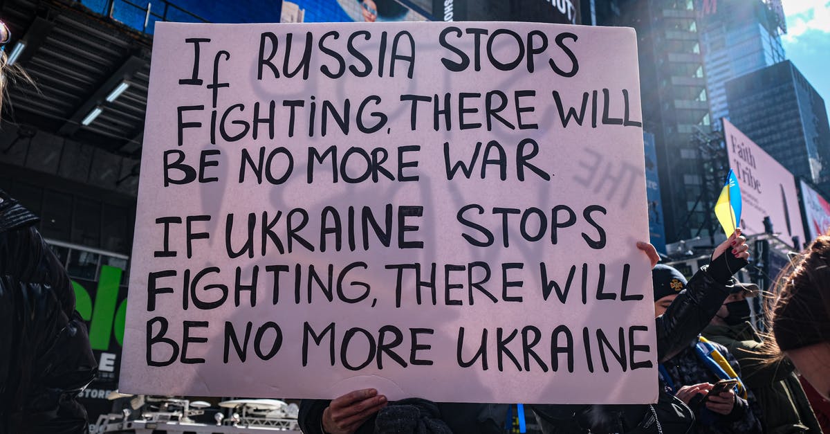 Call all tribal vassals to war - People Protesting in Favor of Ukraine