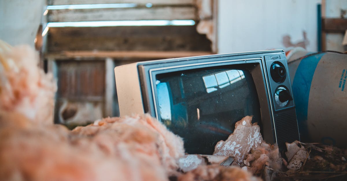 Can't destroy crates in the level pointed by card radar - Old TV in shabby barn in countryside Can't destroy crates in the level pointed by card radar - Old TV in shabby barn in countryside