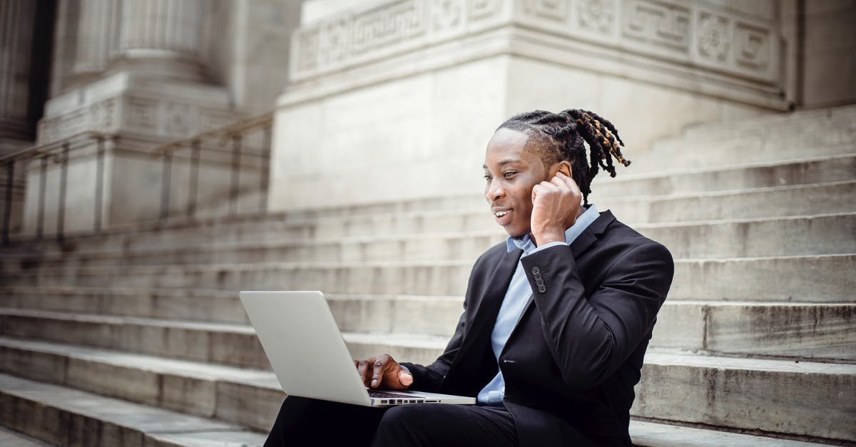 Can't use Thunder Stone with any Pokémon - Happy black businessman having video call on stairs