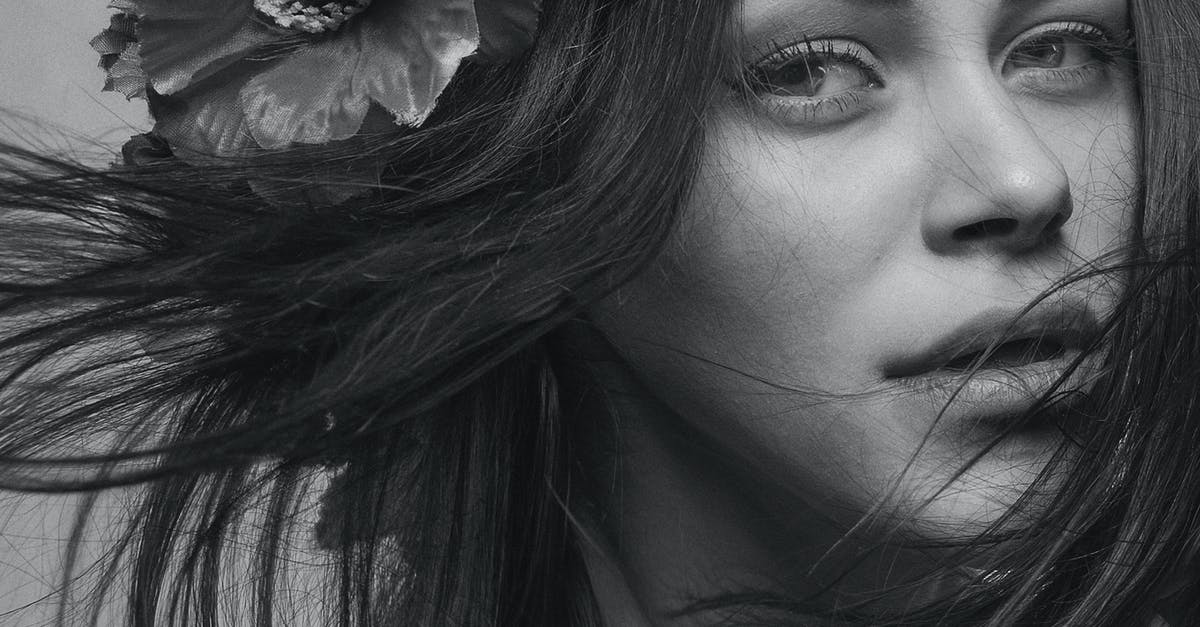 Can an aura buff an aura? - Portrait of a Beautiful Woman in Back and White