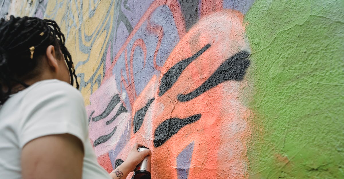 Can Cypher trapwires be destroyed from either side? - From below side view of anonymous female artist in casual wear and black braided hair painting graffiti on colorful wall Can Cypher trapwires be destroyed from either side? - From below side view of anonymous female artist in casual wear and black braided hair painting graffiti on colorful wall