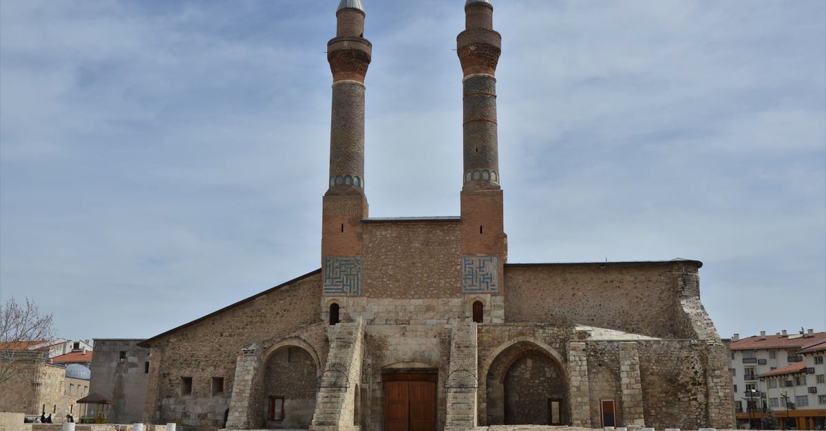 Can Eclipse Double In Sacred Stones? - The Double Minaret Madrasah in Sivas Turkey