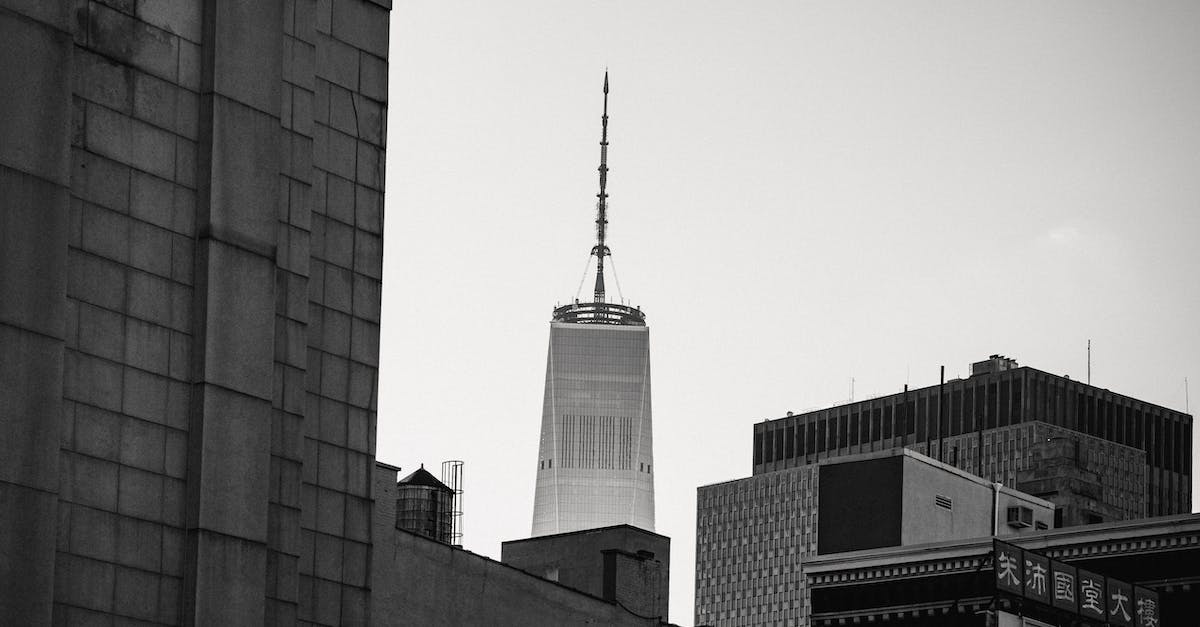 Can I add a height measurement in a command block? - Modern building with steeple in urban city Can I add a height measurement in a command block? - Modern building with steeple in urban city