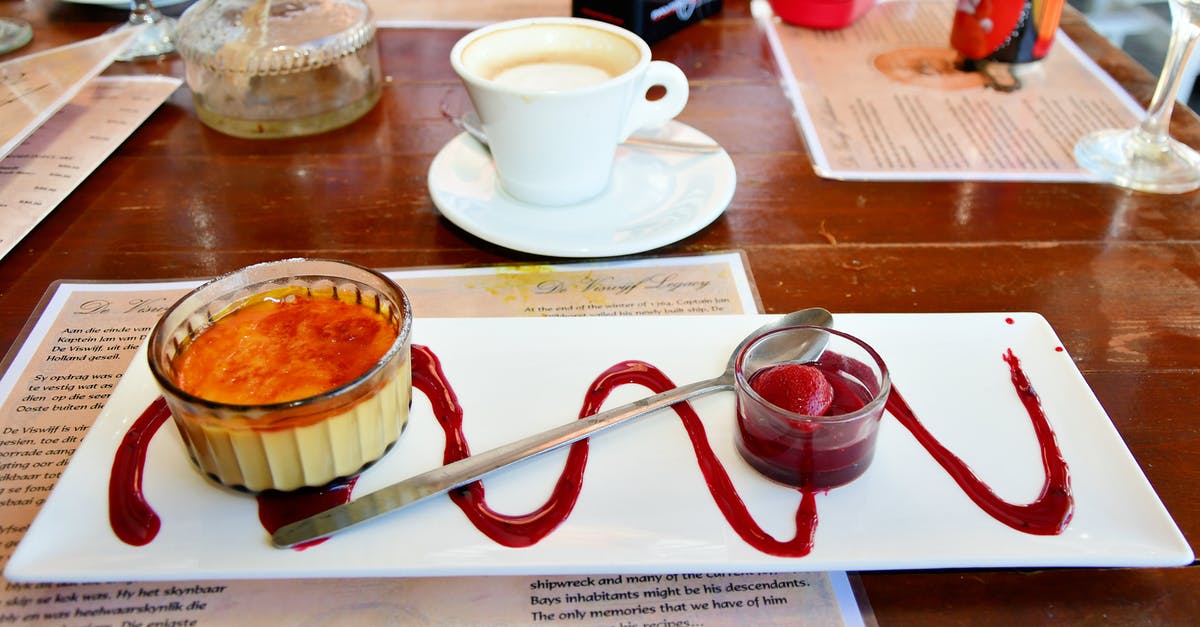 Can I cancel just one Battle Menu order? - Creme Brulee on White Ceramic Plates Can I cancel just one Battle Menu order? - Creme Brulee on White Ceramic Plates