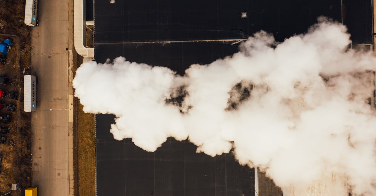Can I destroy these adjacent Air Defenses with my Lightning Spells? - From above of black roof of industrial factory building with smoke pipe in daylight Can I destroy these adjacent Air Defenses with my Lightning Spells? - From above of black roof of industrial factory building with smoke pipe in daylight