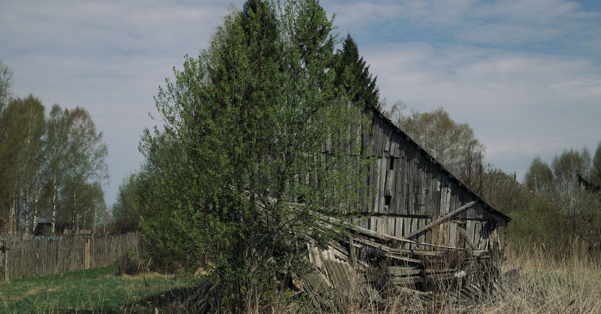 Can I destroy these adjacent Air Defenses with my Lightning Spells? - Abandoned construction among green trees in countryside Can I destroy these adjacent Air Defenses with my Lightning Spells? - Abandoned construction among green trees in countryside