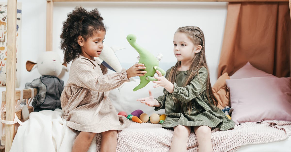 Can i play the same game in family sharing if we both own it before sharing the library? - Siblings Playing A Green Plush Toys