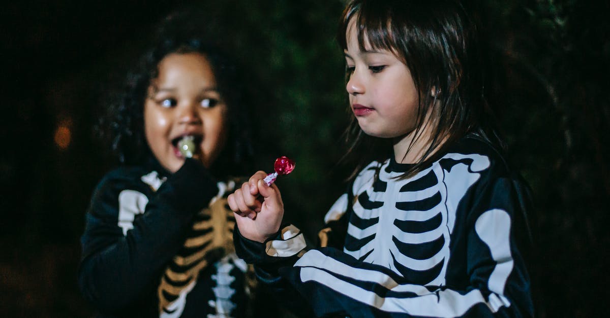 Can I put the custom content on an external drive? - Content multiethnic girls in skeleton costumes eating stick candies Can I put the custom content on an external drive? - Content multiethnic girls in skeleton costumes eating stick candies