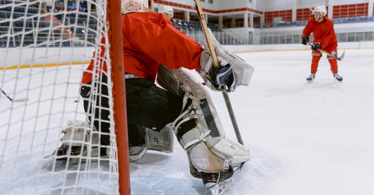 Can I remove some of the guard dialogue? - Ice Hockey Player Guard Guarding the Goalie