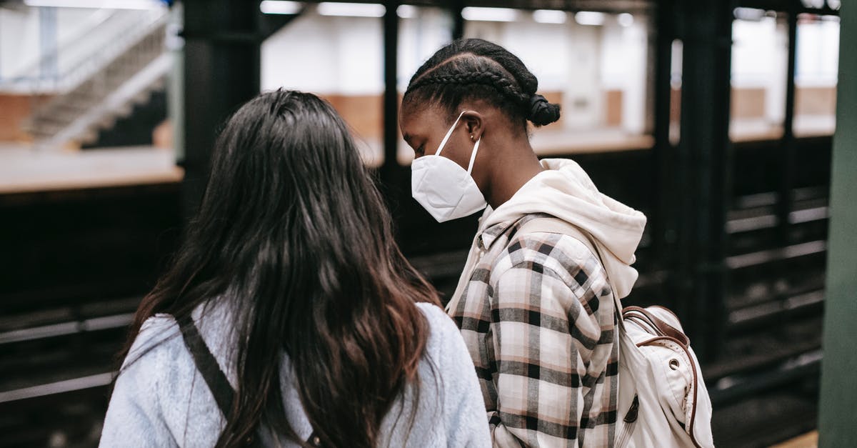Can I safely wait before starting a mission? - Women waiting for transport in underground station Can I safely wait before starting a mission? - Women waiting for transport in underground station