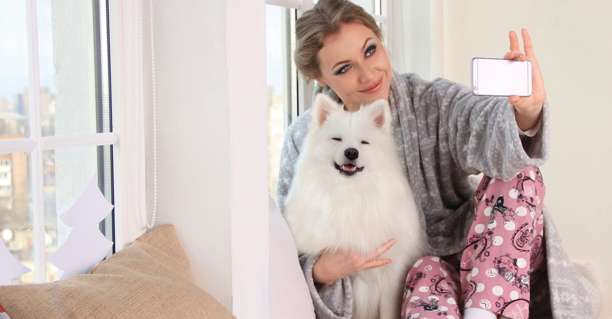 Can I take the dog in the Magnum Opus? - Woman Taking a Photo of Herself With White Dog Can I take the dog in the Magnum Opus? - Woman Taking a Photo of Herself With White Dog