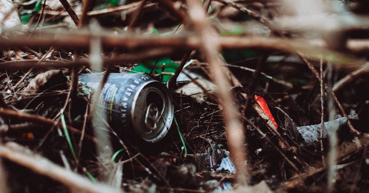 Can I Toggle Grass - Gray Can on Grass