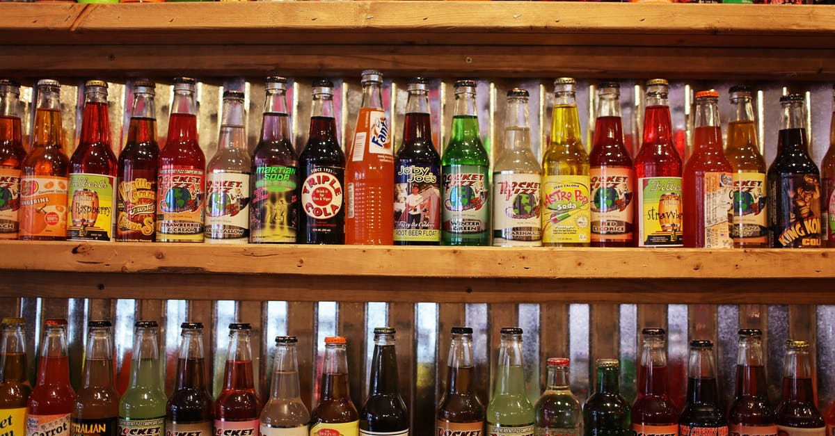 Can I trade with any non-hostile base on the planet? - Colorful bottles of soda pop on store shelf