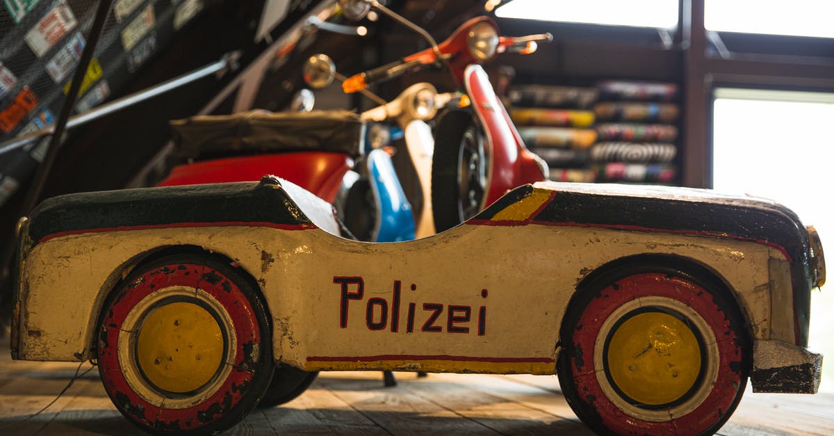 Can I use a German XBOX360 in Pakistan? - Aged toy police car on wooden shelf Can I use a German XBOX360 in Pakistan? - Aged toy police car on wooden shelf