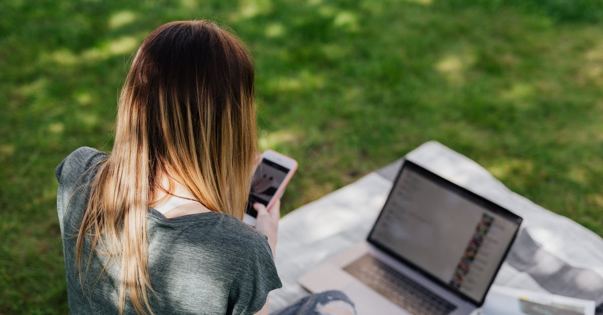 Can I use AR view if my phone doesn't have a gyroscope? [duplicate] - From above back view of skinny long haired teenage girl in casual clothes browsing social media on smartphone while spending time in sunny park during summer vacation