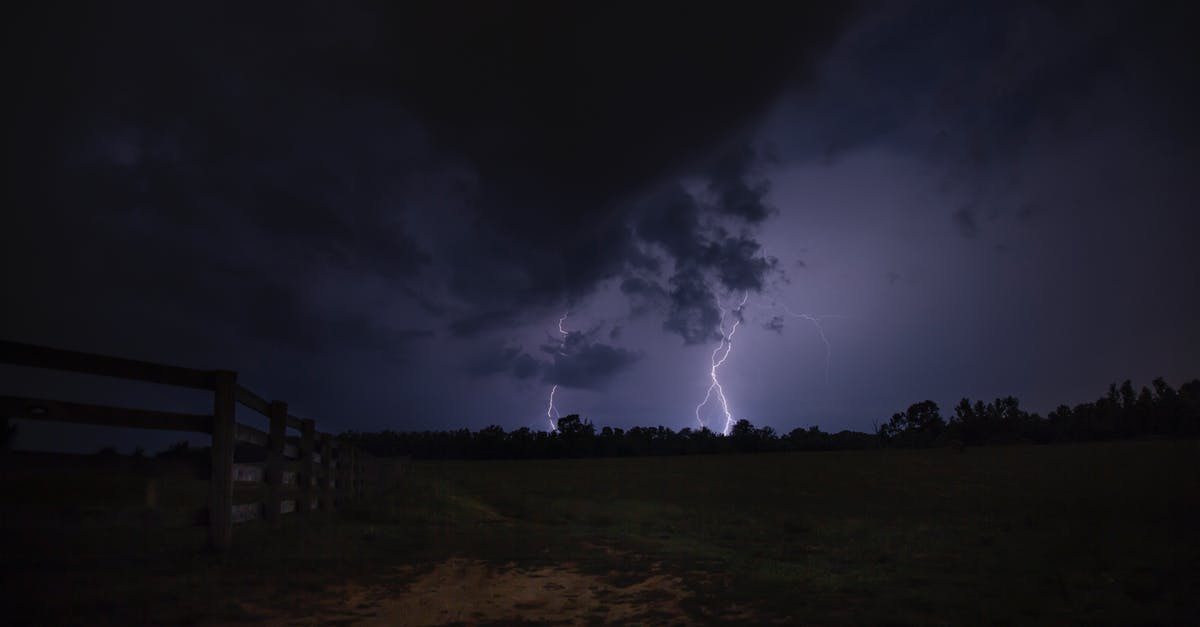 Can lightning rods prevent trees from being hit by lightning? - Lightning Strike the Ground during Night Time Can lightning rods prevent trees from being hit by lightning? - Lightning Strike the Ground during Night Time