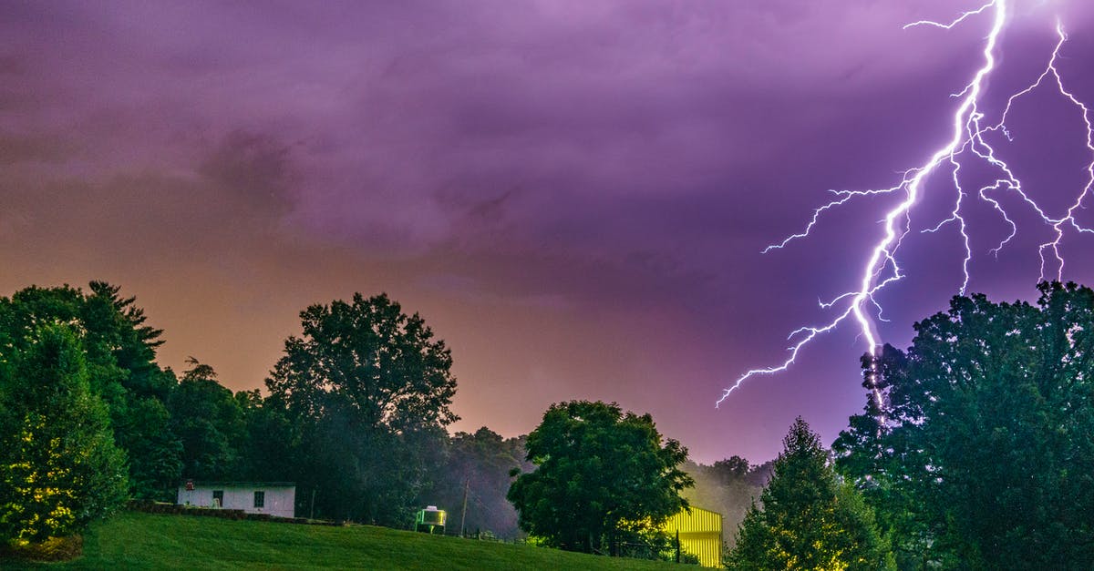 Can lightning rods prevent trees from being hit by lightning? - Photo of Lightning Strike Can lightning rods prevent trees from being hit by lightning? - Photo of Lightning Strike