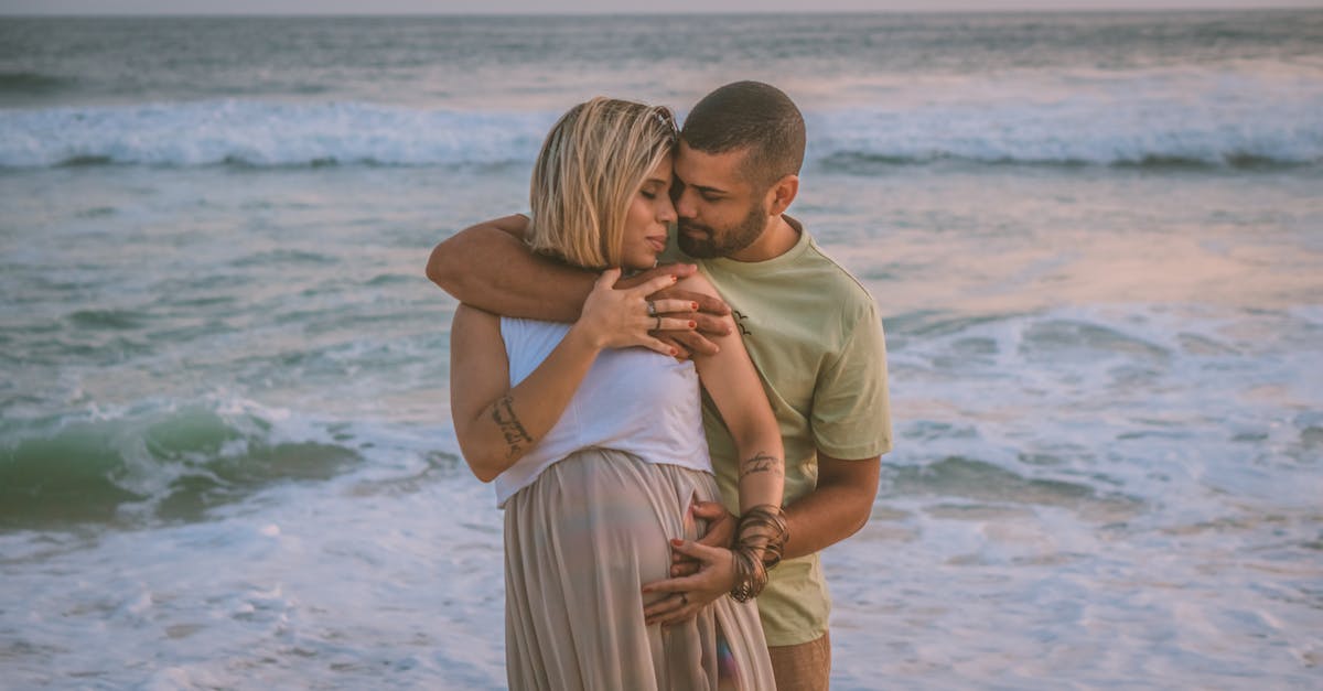 Can pregnant dwellers in Fallout Shelter dance? - Man in Yellow Polo Shirt Kissing Woman in White Dress on Beach Can pregnant dwellers in Fallout Shelter dance? - Man in Yellow Polo Shirt Kissing Woman in White Dress on Beach