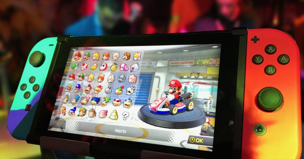 Can the split screen in Mario Kart 8 be removed? - Turned-on Red and Green Nintendo Switch