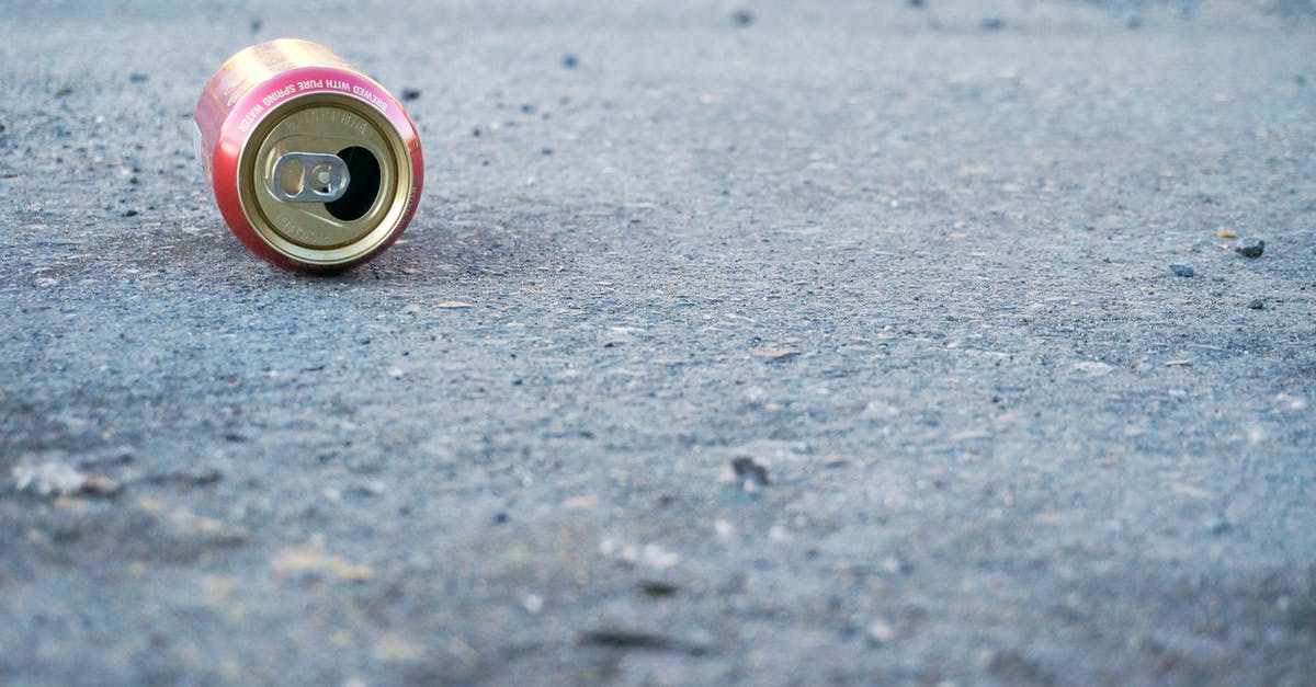 Can you do anything with the "gross food" in the garbage dump by the Ishto Sah Shrine? - Photo of Empty Soda Can on Concrete Floor
