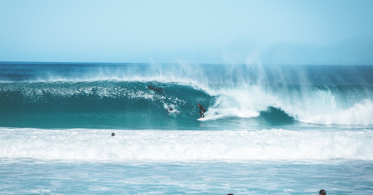 Can you Super Swim on the Gamecube Version of wind waker on the Wii? - Unrecognizable surfers riding wave of sea