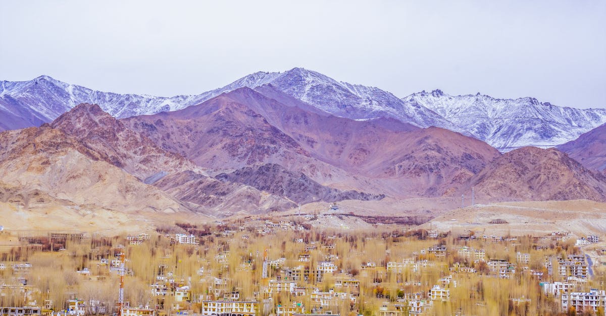 Changing the PS4 region - Mountain Range in Leh Ladakh Region in India