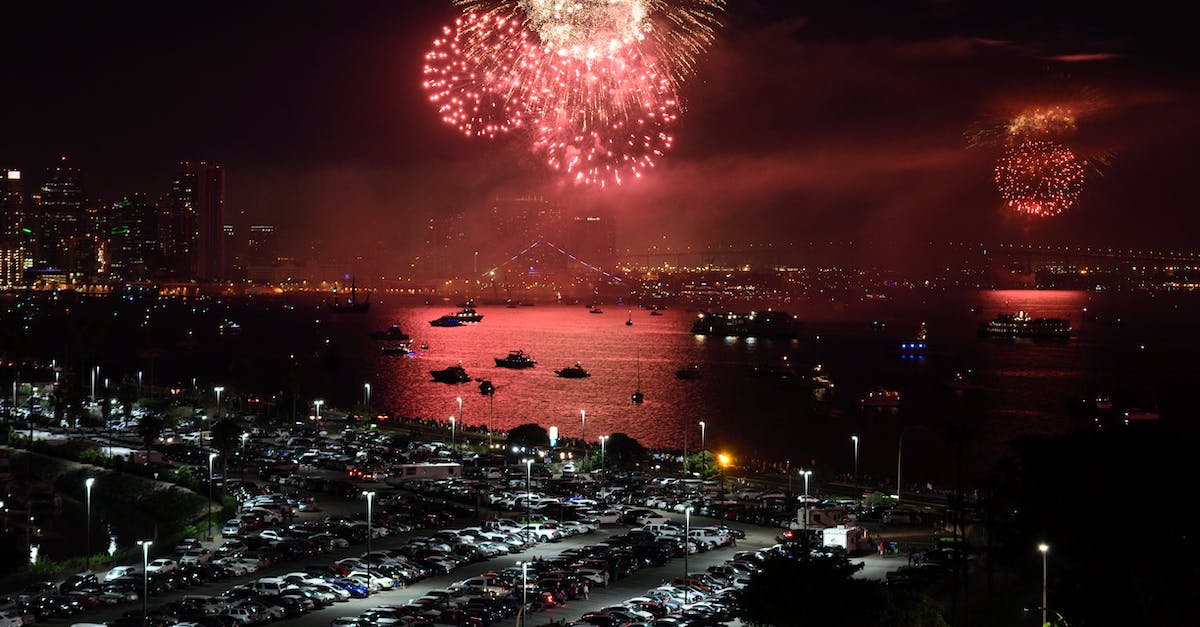 Cities Skylines Assets - Fireworks Display over City during Night Time