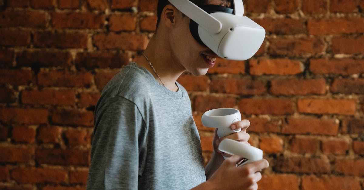 Clan experience war didn't recieve - Male in casual wear enjoying virtual reality Clan experience war didn't recieve - Male in casual wear enjoying virtual reality