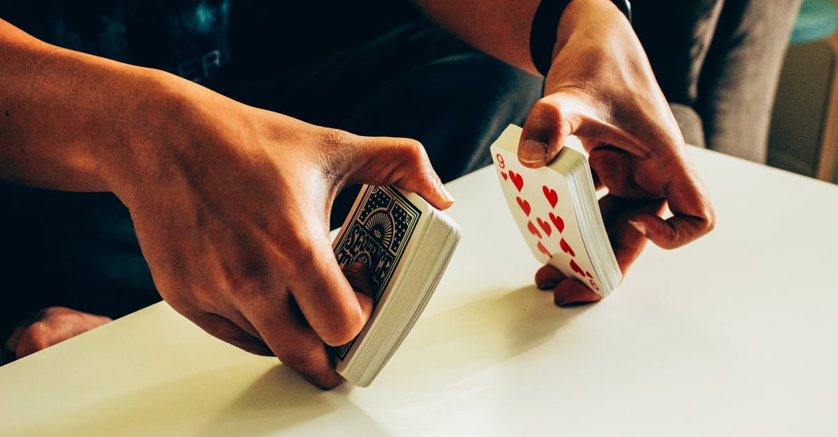 Clash Royale cards shuffle - Person Shuffling Cards